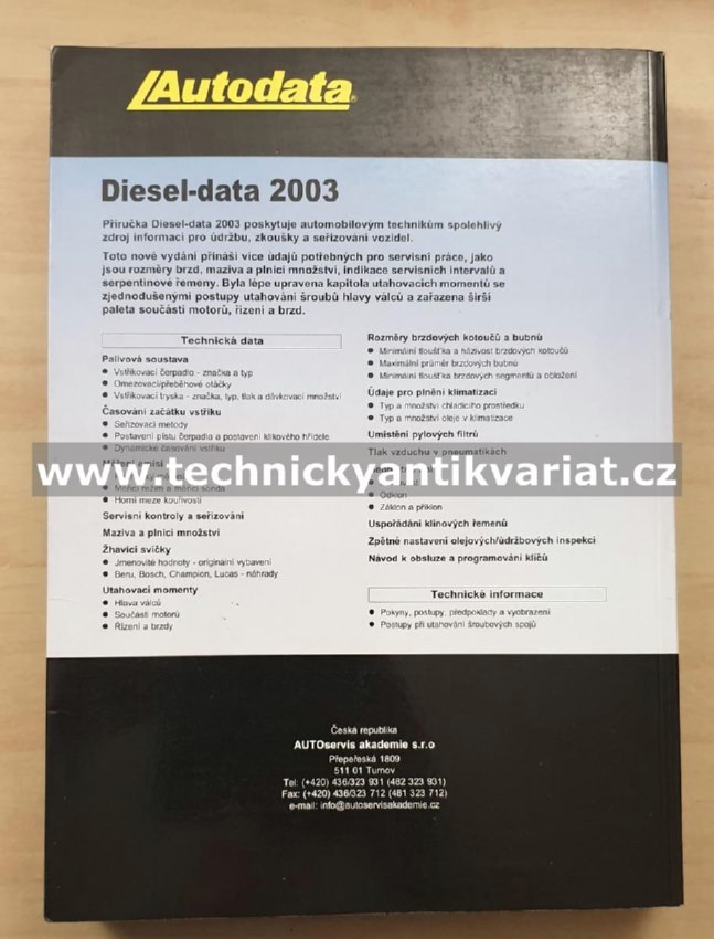Autodata 2003 Diesel-data