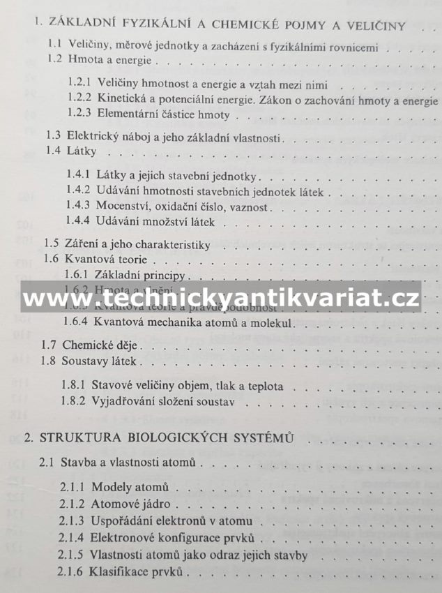 Fyzikální chemie pro biologické vědy - Zdeněk Vodrážka (1982)