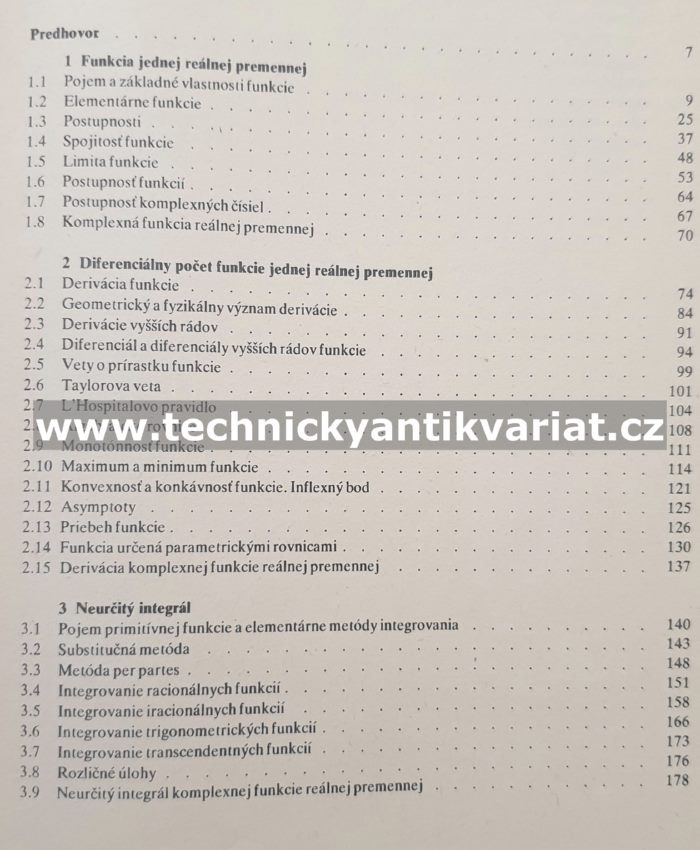 Zbierka úloh z vyššej matematiky 2 Eliaš, Horváth, Kajan (1986)