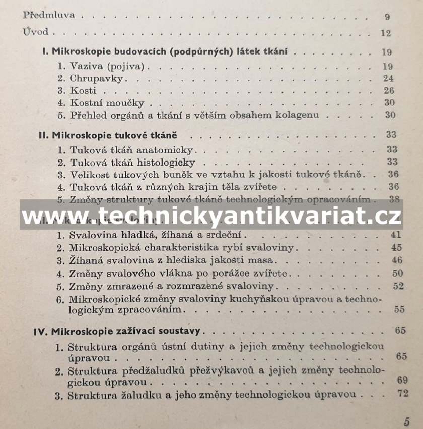 Mikrospopie masa a surovin živočišného původu - Bohm, Pleva (1962)