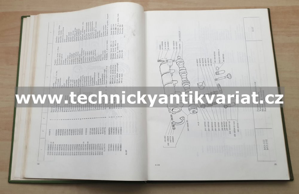 VAZ 2101,2102 - katalog náhradních dílů