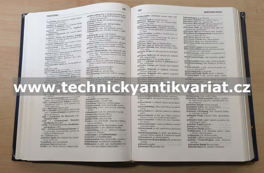 Německo-český vědeckotechnický slovník, Deutsch-tschechisches wissenschaftlich technisches Worterbuch (1997)