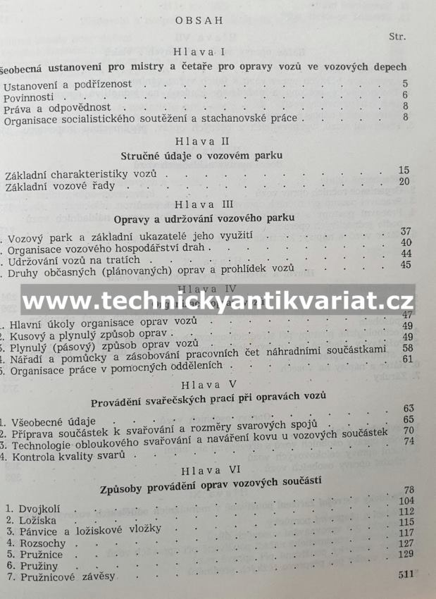 Příručka o opravách vozů pro mistry a četaře - Mordvinkin, Popov (1954)