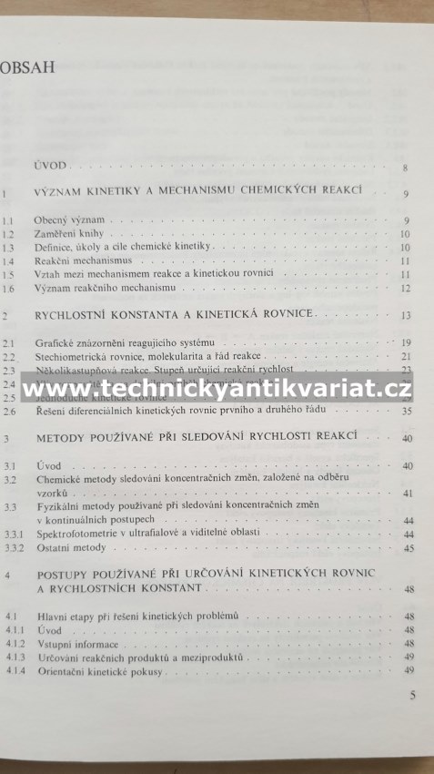 Kinetické metody při studiu reakcí organických sloučenin - Štěrba, Panchartek (1985)