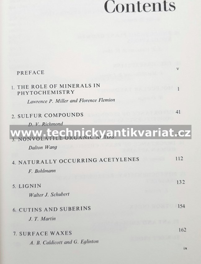 Phytochemistry III. Inorganic Elements and Special Groups of Chemicals - Lawrence P. Miller (1973)