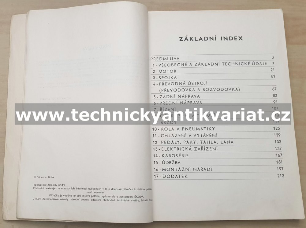 Škoda 100,100L,110L,110LS - Dílenská příručka (1974)