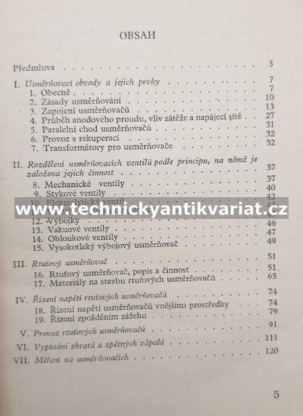 Rtuťový usměrňovač v provozu - Jiří Haškovec (1955)