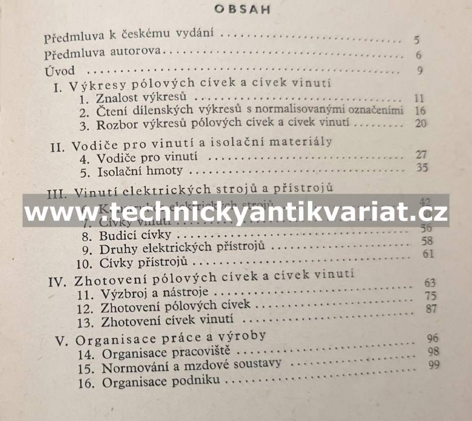 Vinutí cívek a sekcí cívek elektrických strojů a přístrojů - N.V.Vinogradov (1954)