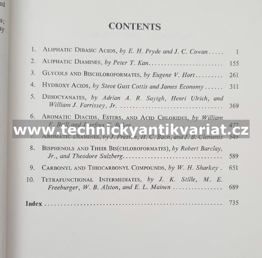 Condensation monomers XXVII - J.K.Stille, T.W.Campbell (1972)