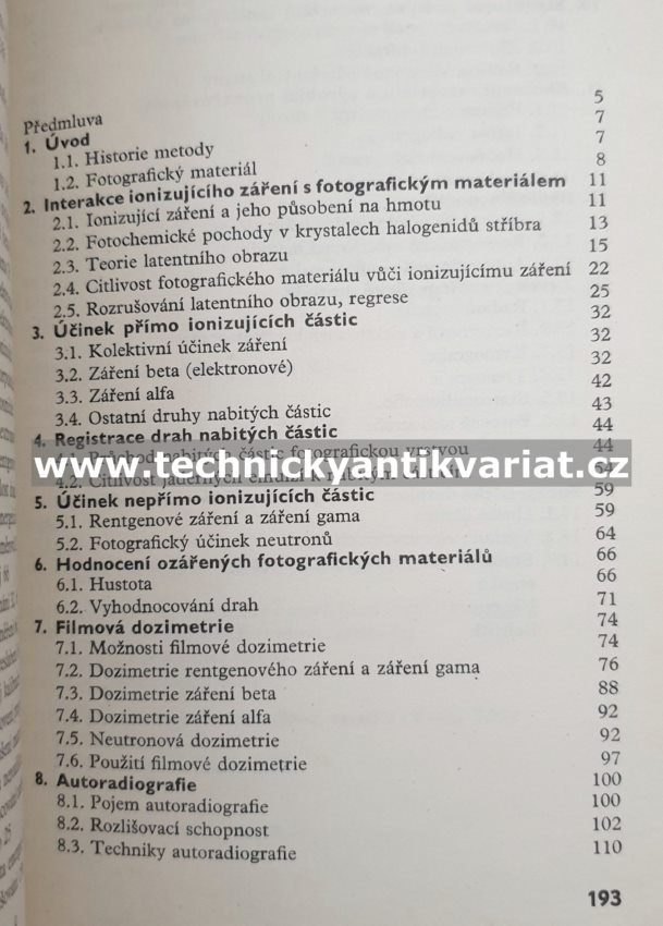Fotografická detekce ionizujícího zařízení - Jaroslav Beneš (1972)