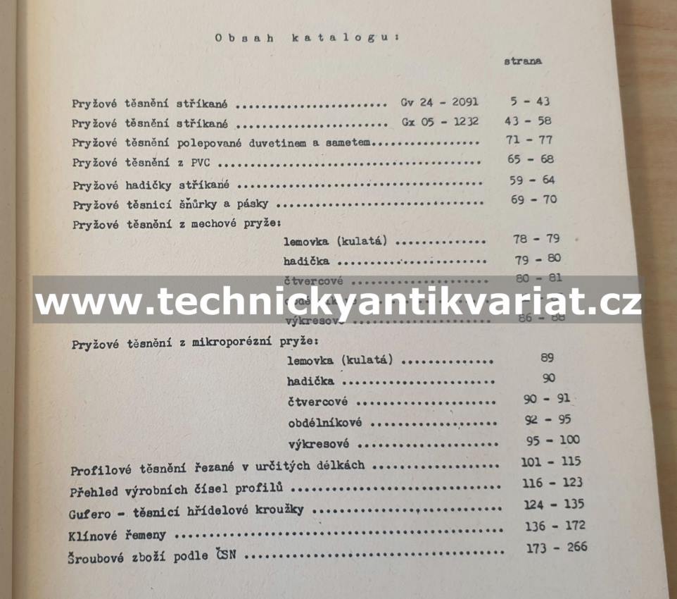 Profilové těsnění karoserií motorových vozidel (1968)