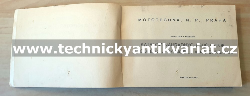 Wartburg 1000 - katalog náhradných súčiastok (1967)