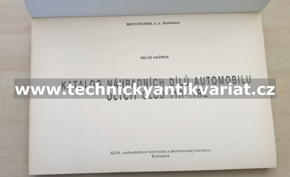 Olcit Club 11R 11RL - katalog náhradních dílů (1990)