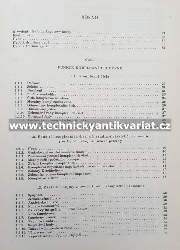Užitá matematika pro elektrotechnické inženýry - André Angot (1972)
