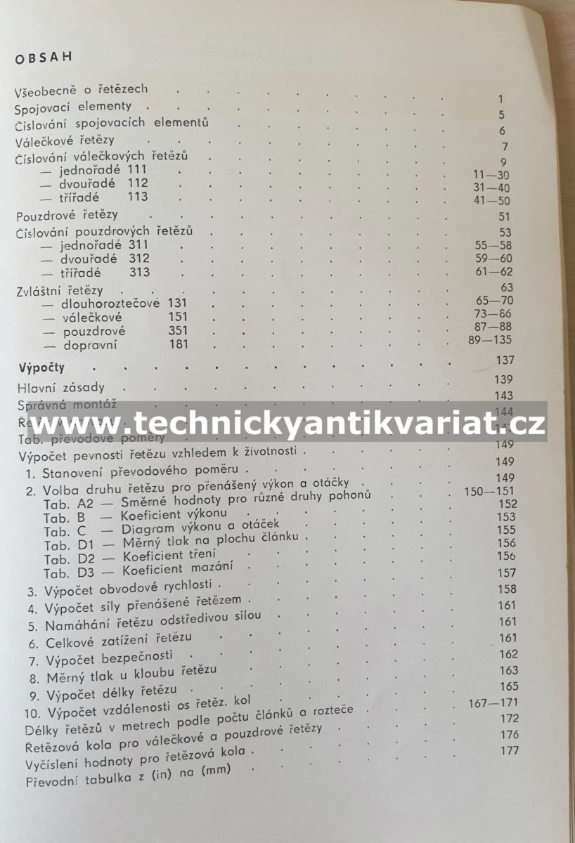 ČZ Řetězy válečkové pouzdrové zvláštní