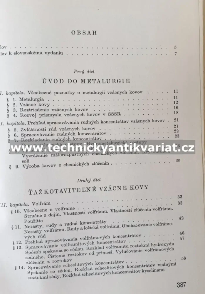 Metalurgia vzácných kovou - Zelikman, Samsonov, Krejn (1956)