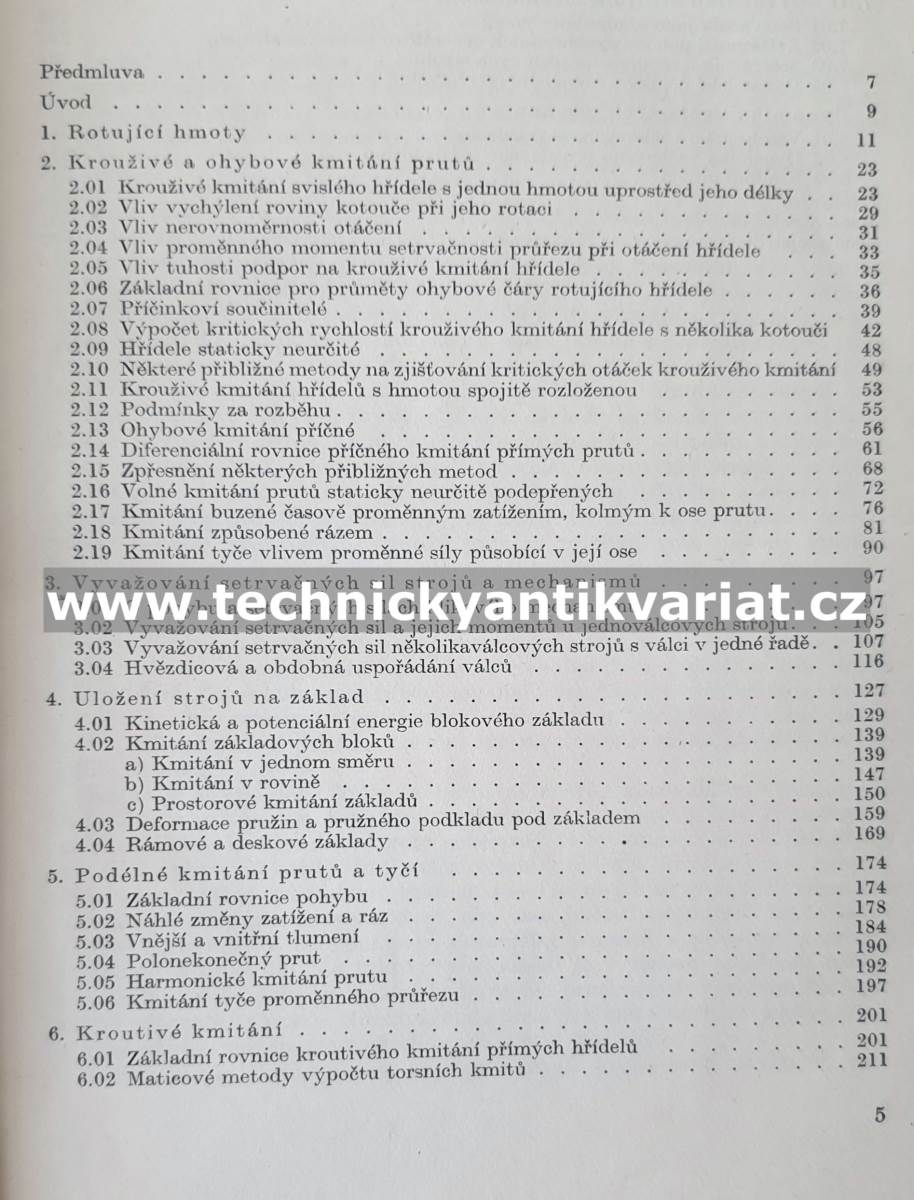 Dynamika strojů - Jaroslav Kožešník (1958)