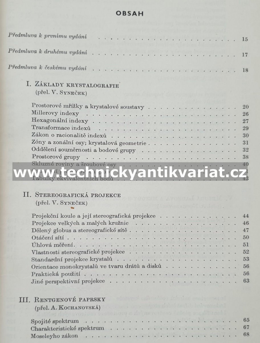 Struktura kovů - krystalografické metody, principy a údaje - Charles S. Barrett (1959)