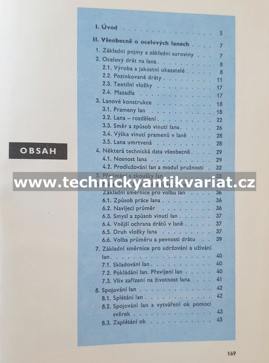 Katalog ocelových lan (1966)