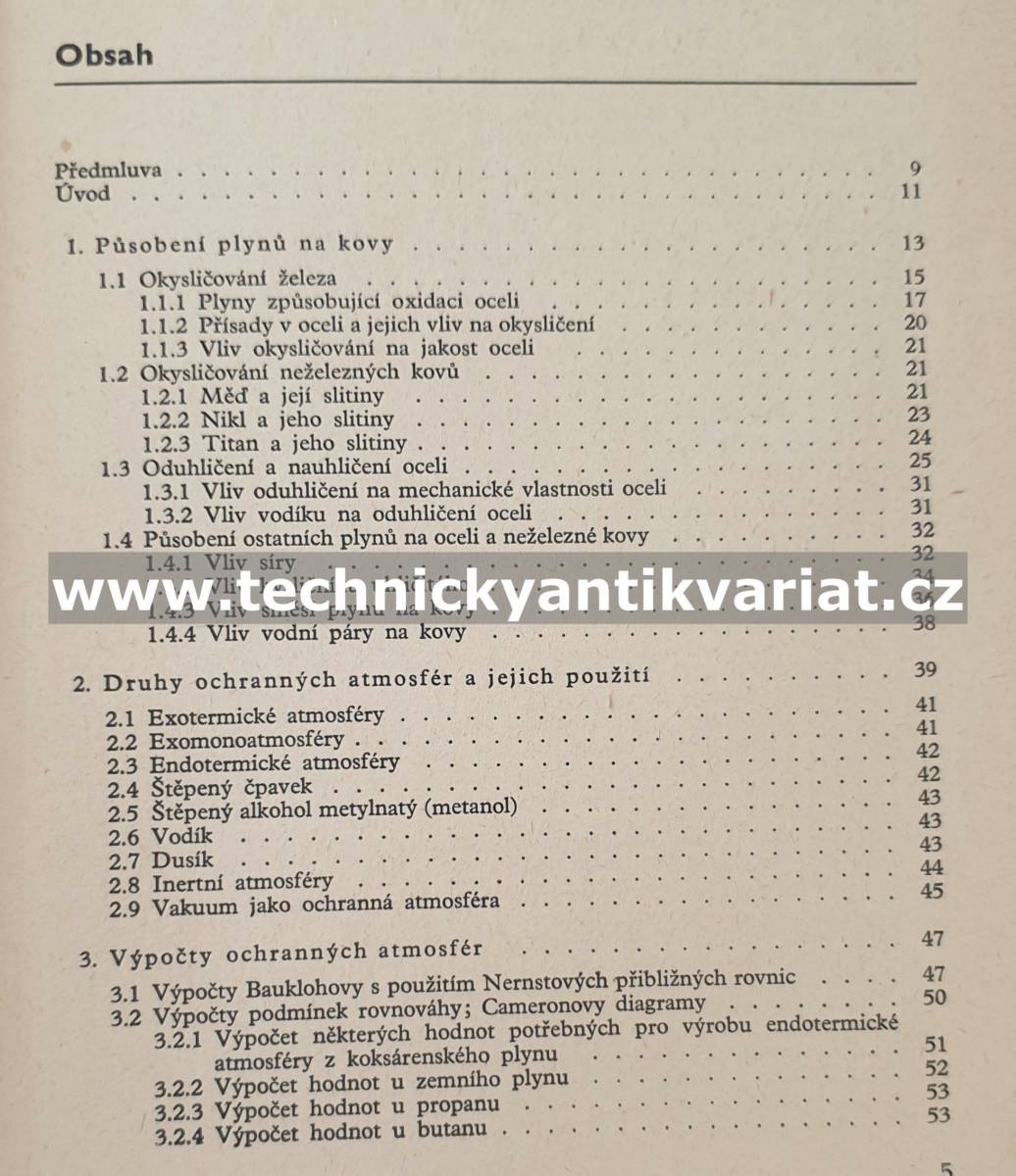 Ochranné atmosféry v hutnictví a strojírenství - Josef Teindl (1967)
