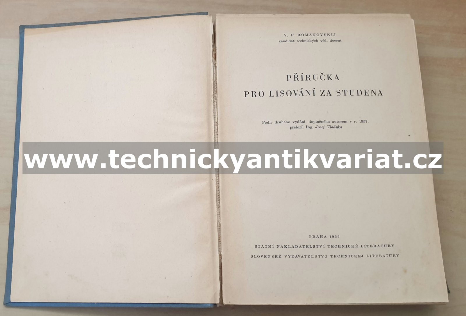 Příručka pro lisování za studena - V.P. Romanovskij (1959)