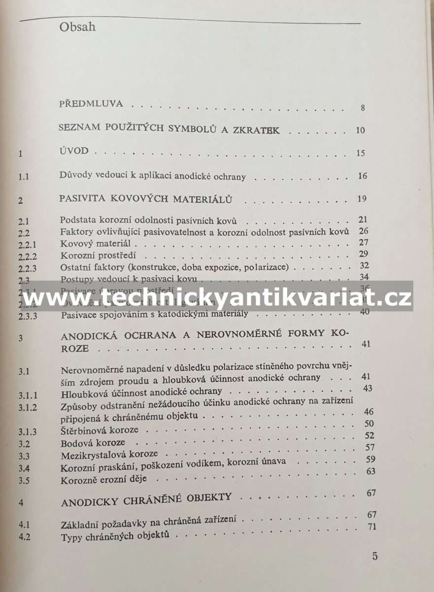 Anodická protikorozní ochrana - Pavel Novák (1987)