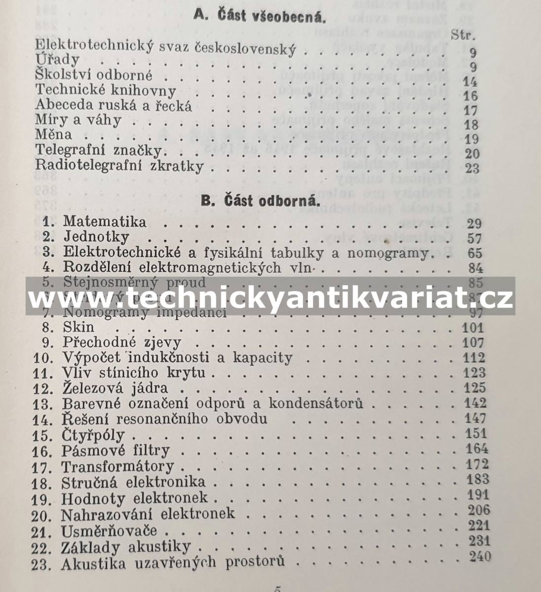 Radiotechnická a elektroakustická příručka (1949)