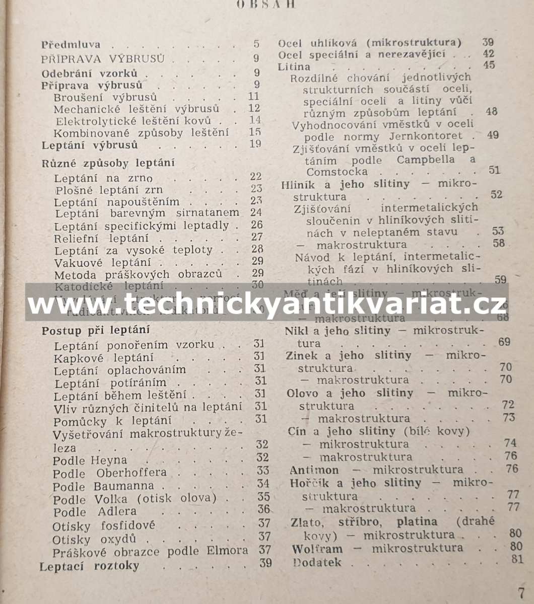 Základy metalografické techniky - M. Wasgestianová (1958)