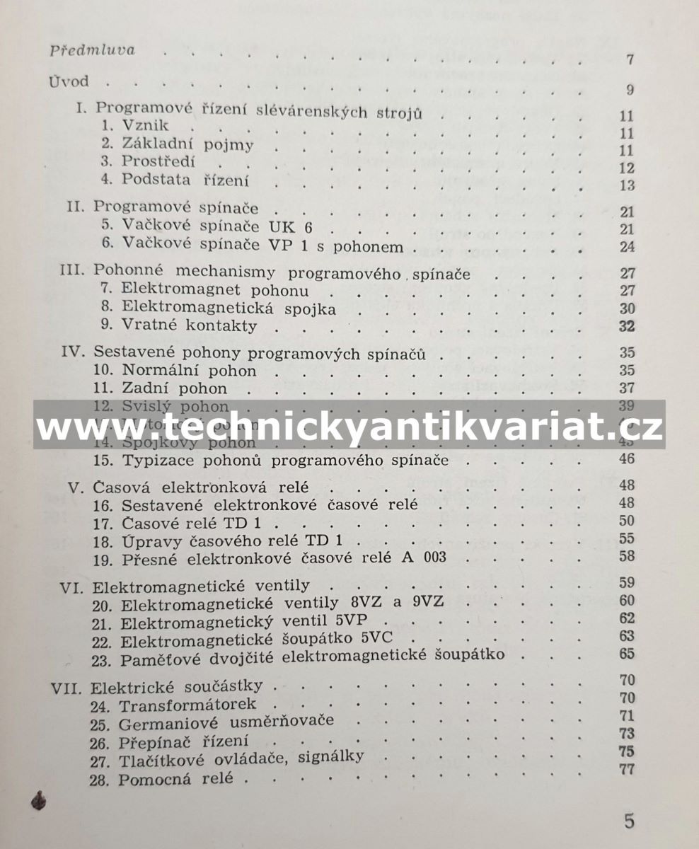 Programové řízení slévárenských strojů - Květoslav Brandýs (1965)