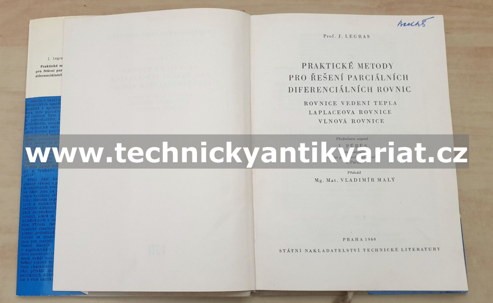 Praktické metody pro řešení parciálních diferenciálních rovnic - J.Legras (1960)