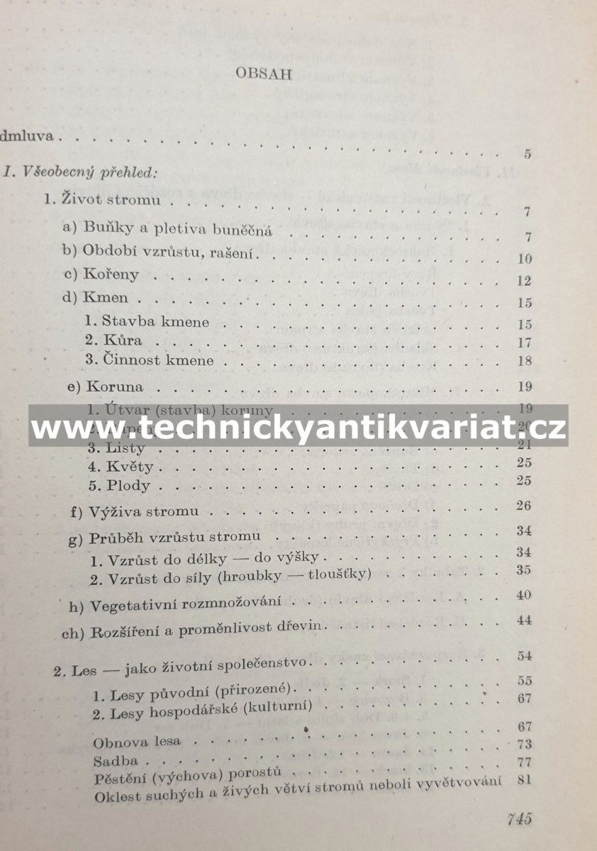 Nauka o dřevě - Lysý, Jirů (1954)