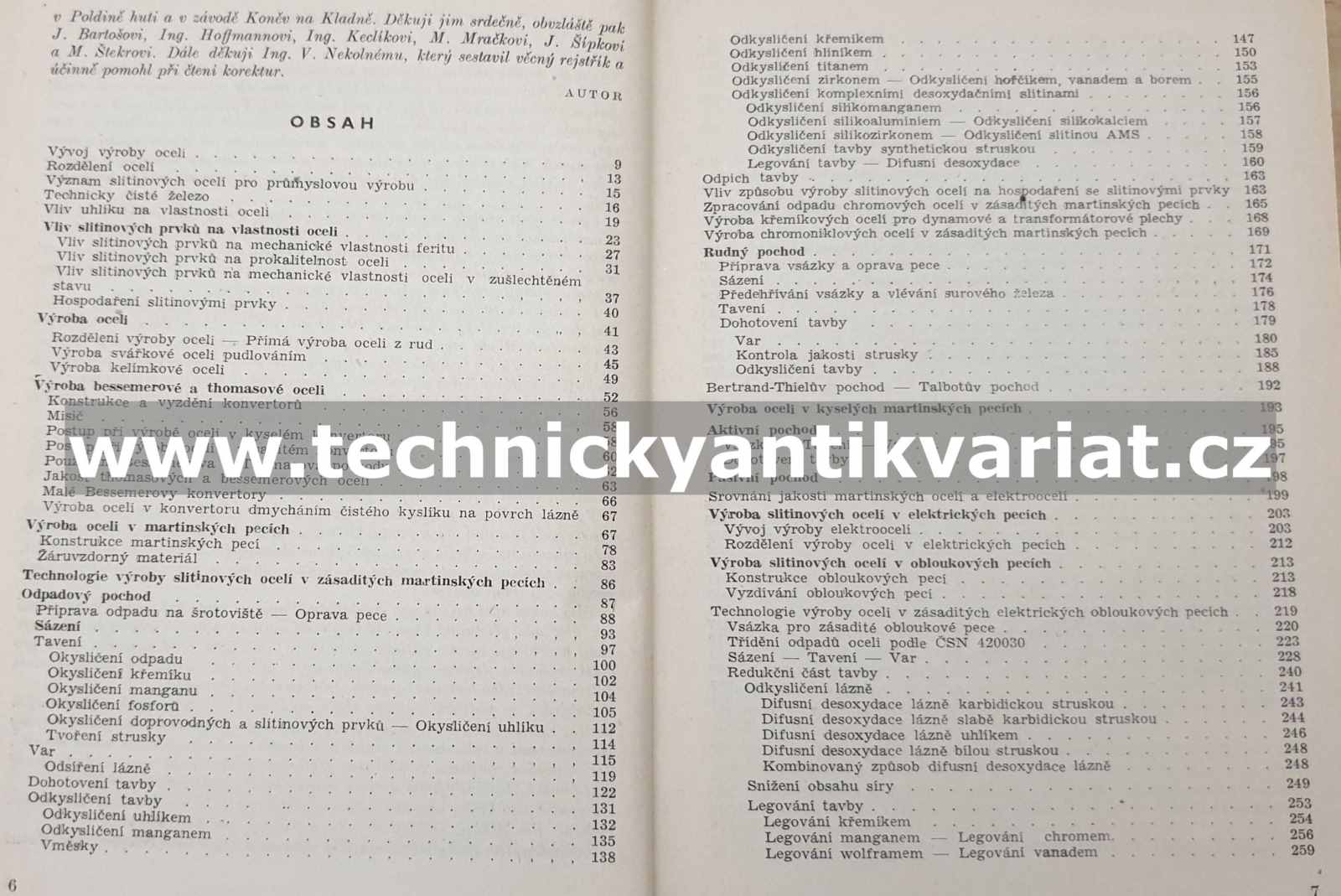 Výroba slitinových ocelí - Viktor Walla (1954)