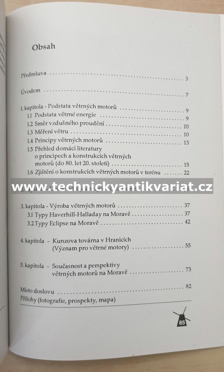 Větrné motory na Moravě 1883-1993 - Jiří Jaroš (1993)