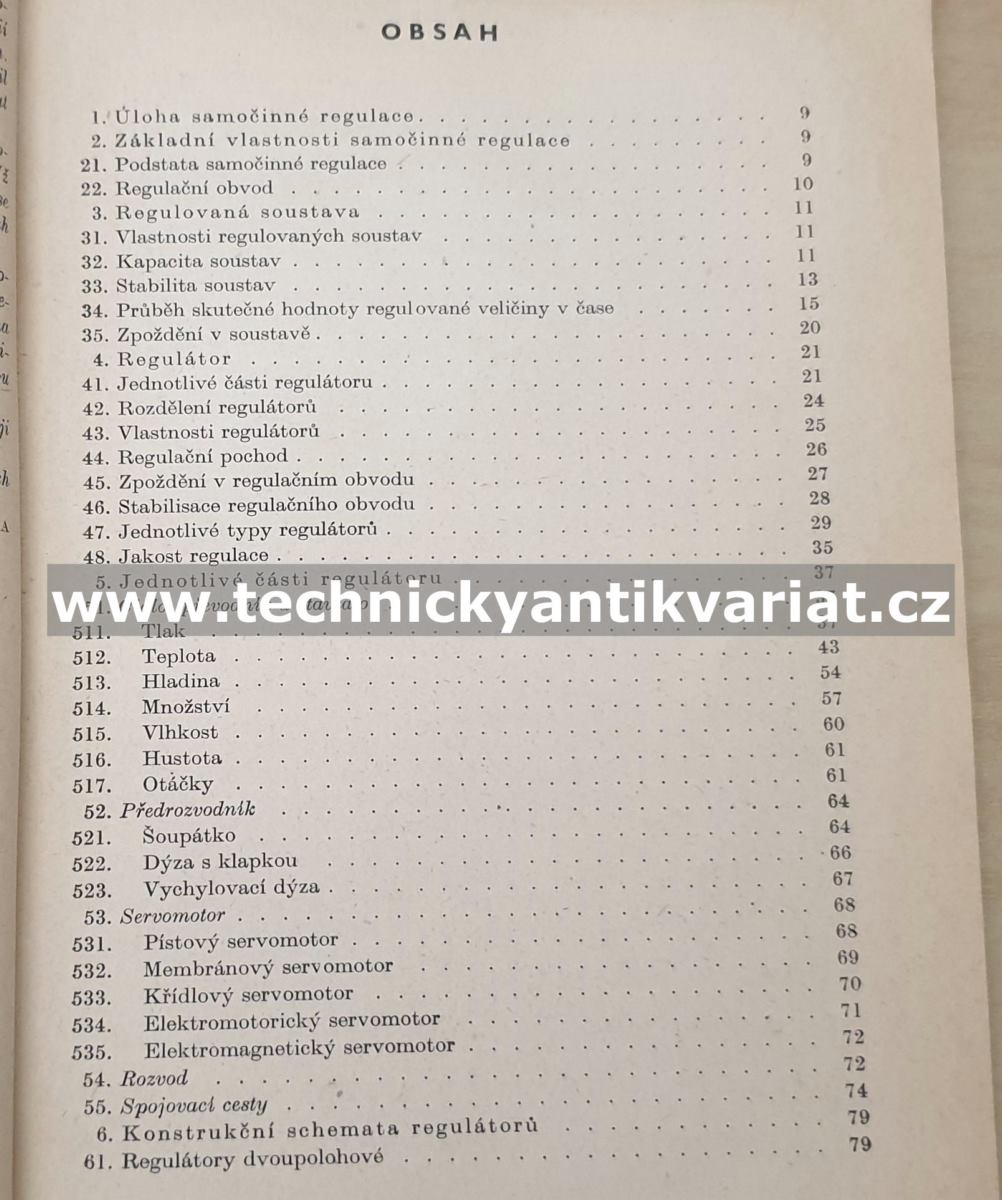 Samočinná regulace v technické praxi - Milan Balda (1951)