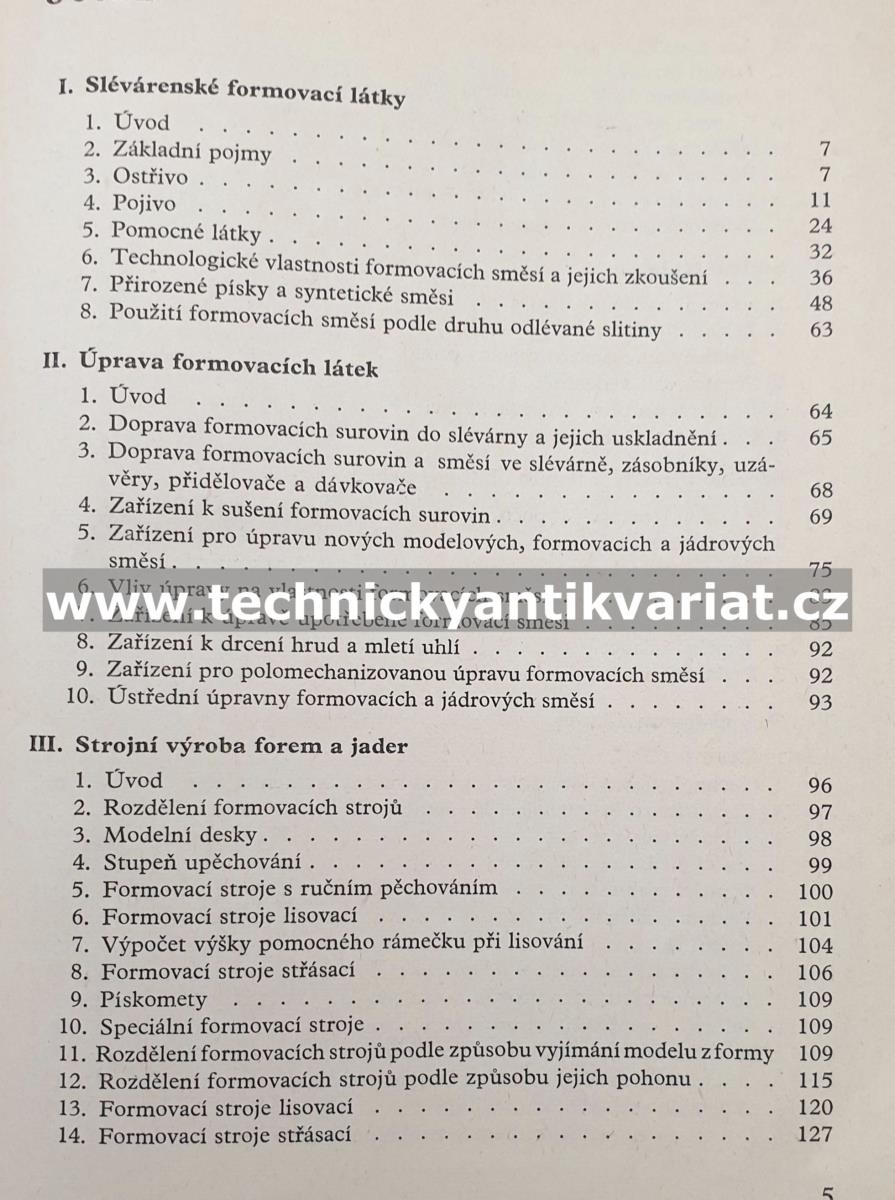 Slévárenství II - Záděra, Šmíd, Dočkal (1964)