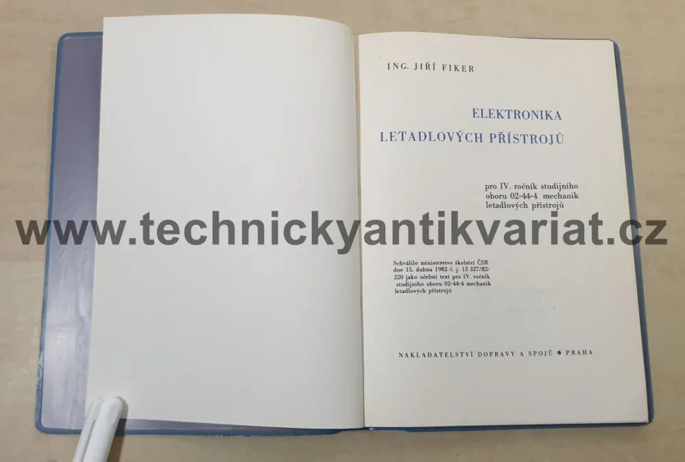 Elektronika letadlových přístrojů - Jiří Fiker (1983)