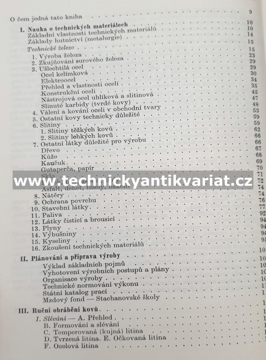 Přehled mechanické technologie - Bohumil Dobrovolný (1954)