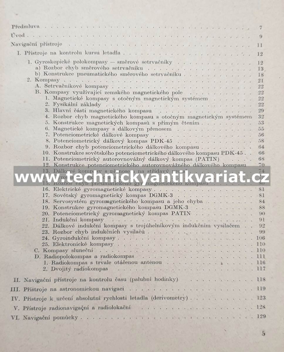 Letecké přístroje II. Přístroje navigační - Theodor Duda (1956)