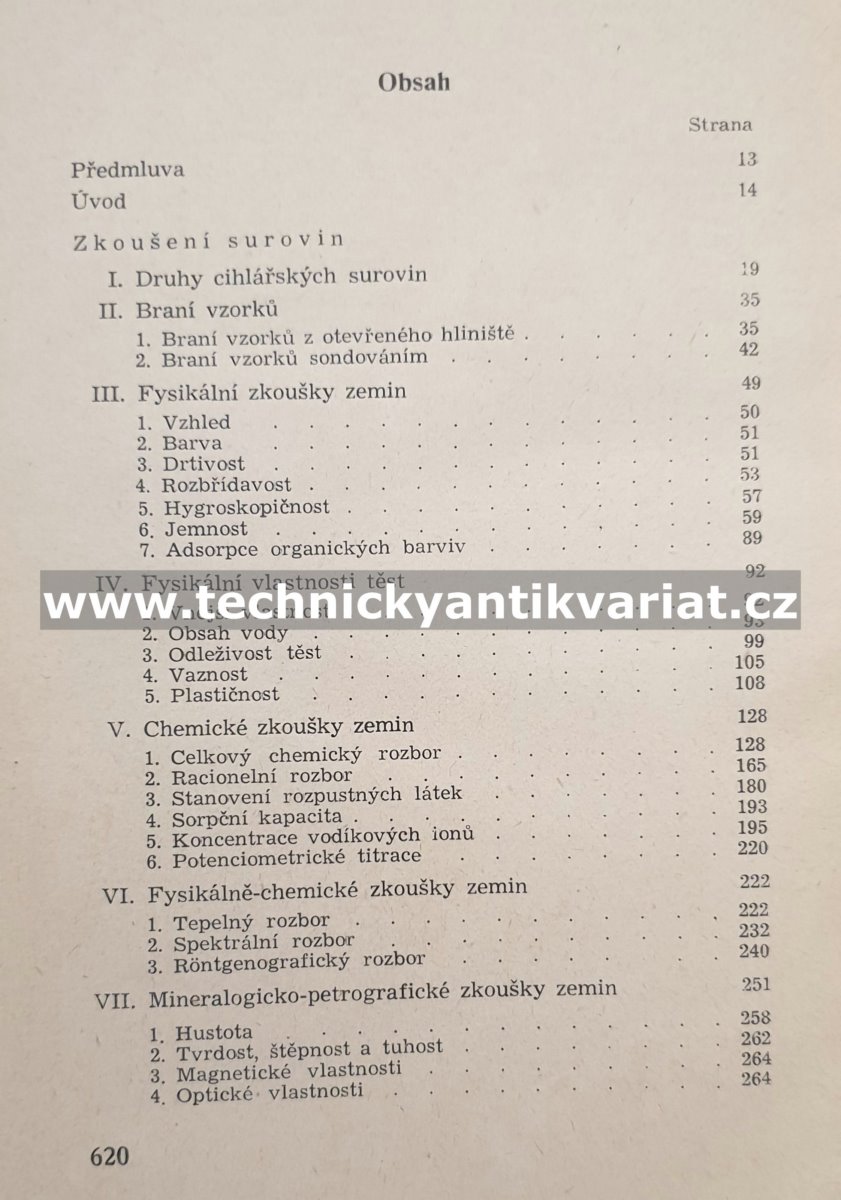 Zkoušení hmot v hrubé keramice - Josef Matějka (1952)