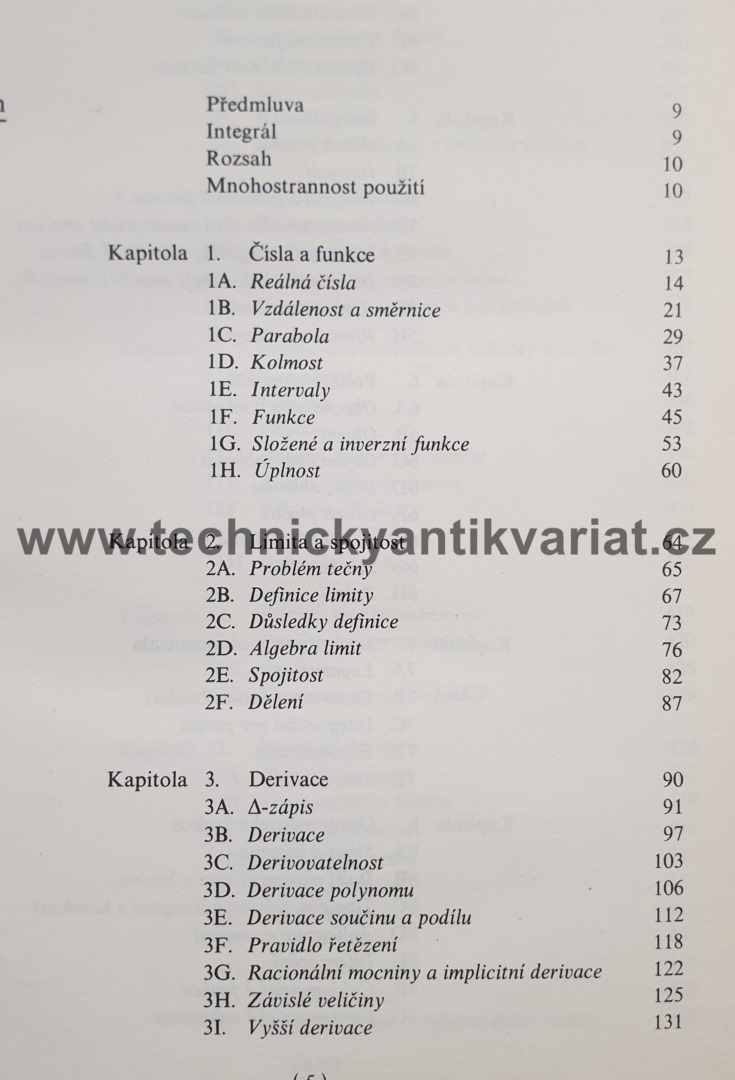 Matematická analýza - Gillma, McDowell (1983)