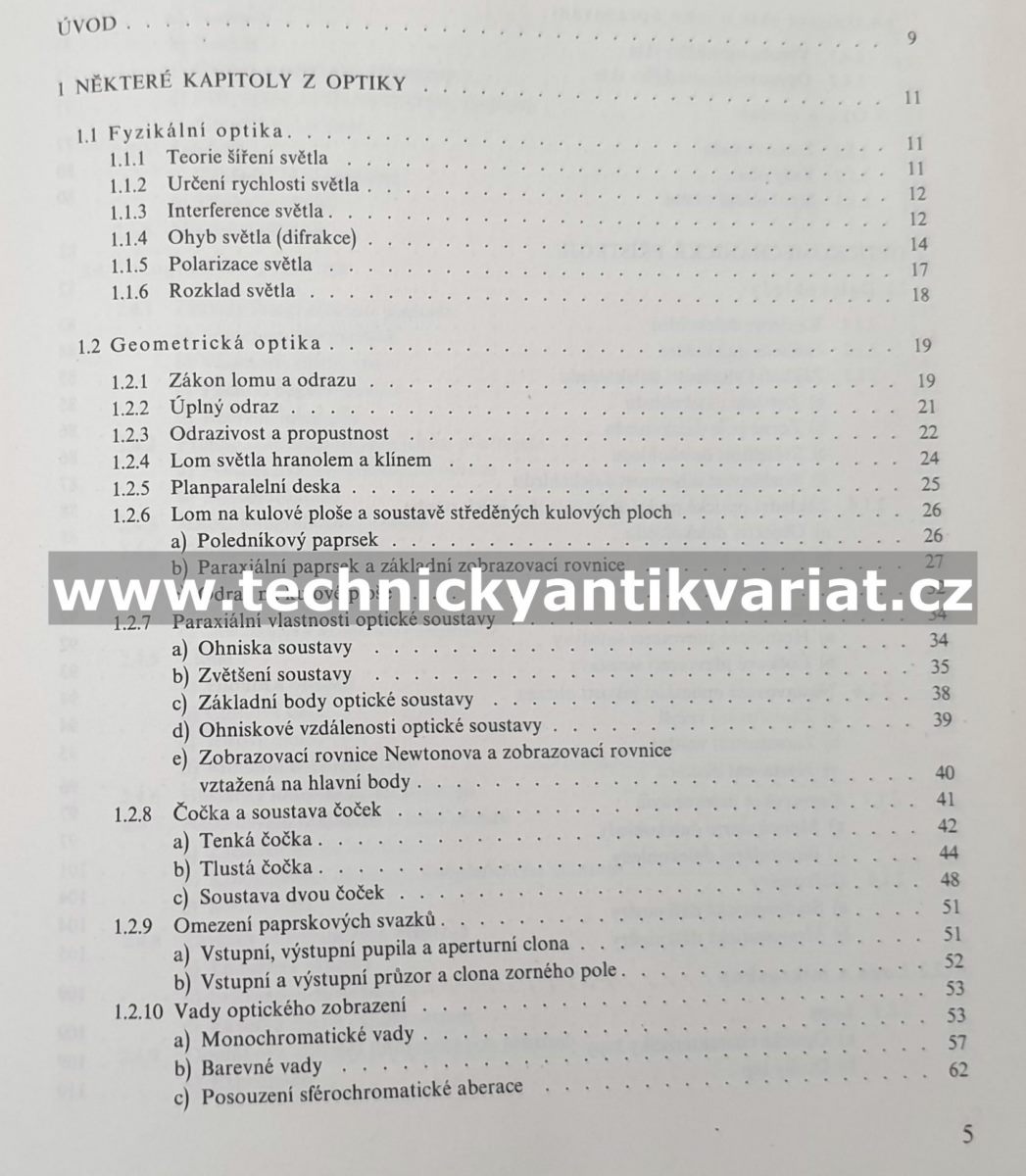 Optomechanické přístroje - Fiala, Bařina, Proček (1977)
