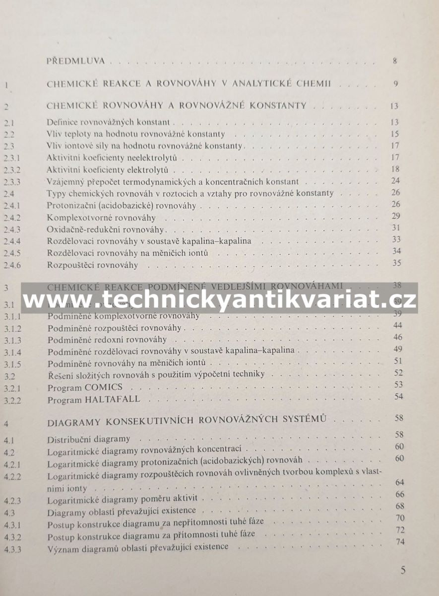 Chemické rovnováhy v analytické chemii - Kotrlý, Šúcha (1988)