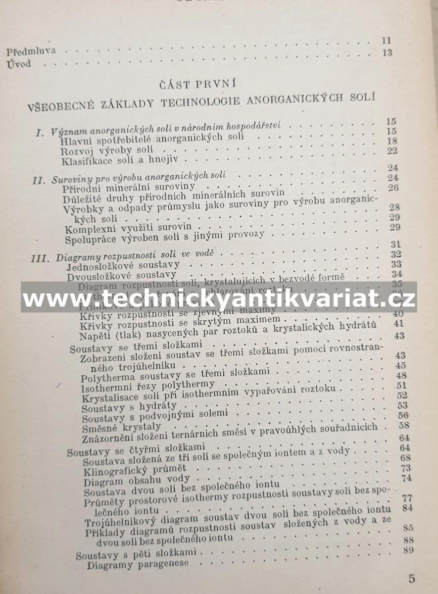 Technologie anorganických solí - M.E. Pozin (1954)