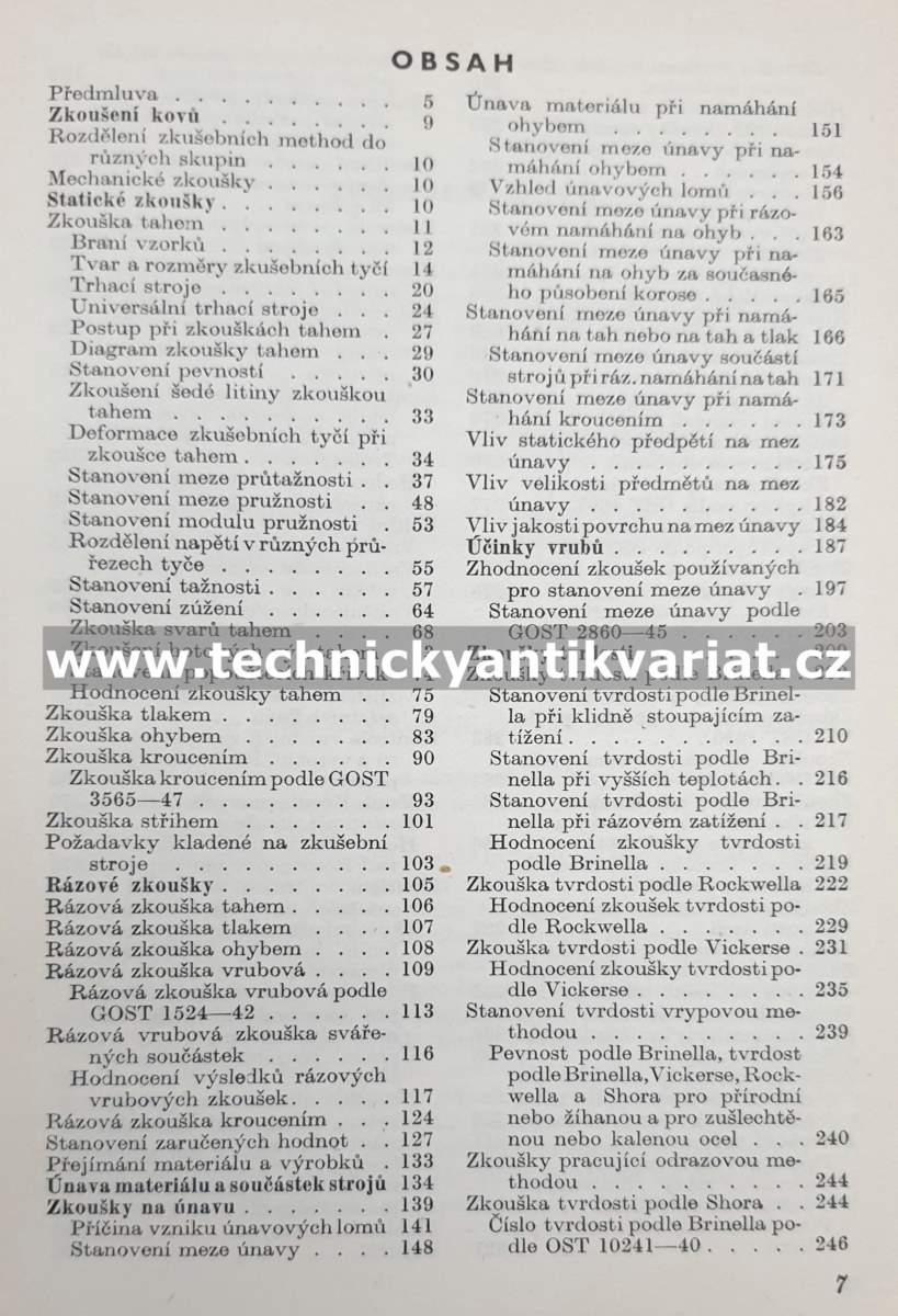 Zkoušení ocelí - Viktor Walla (1952)