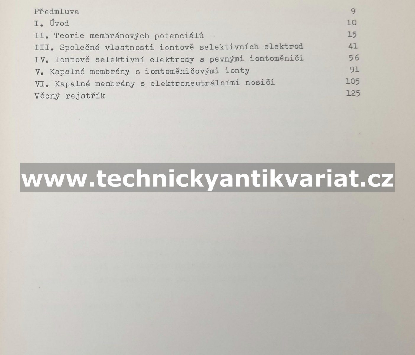 Iontově selektivní membránové elektrody - Jiří Koryta (1972)