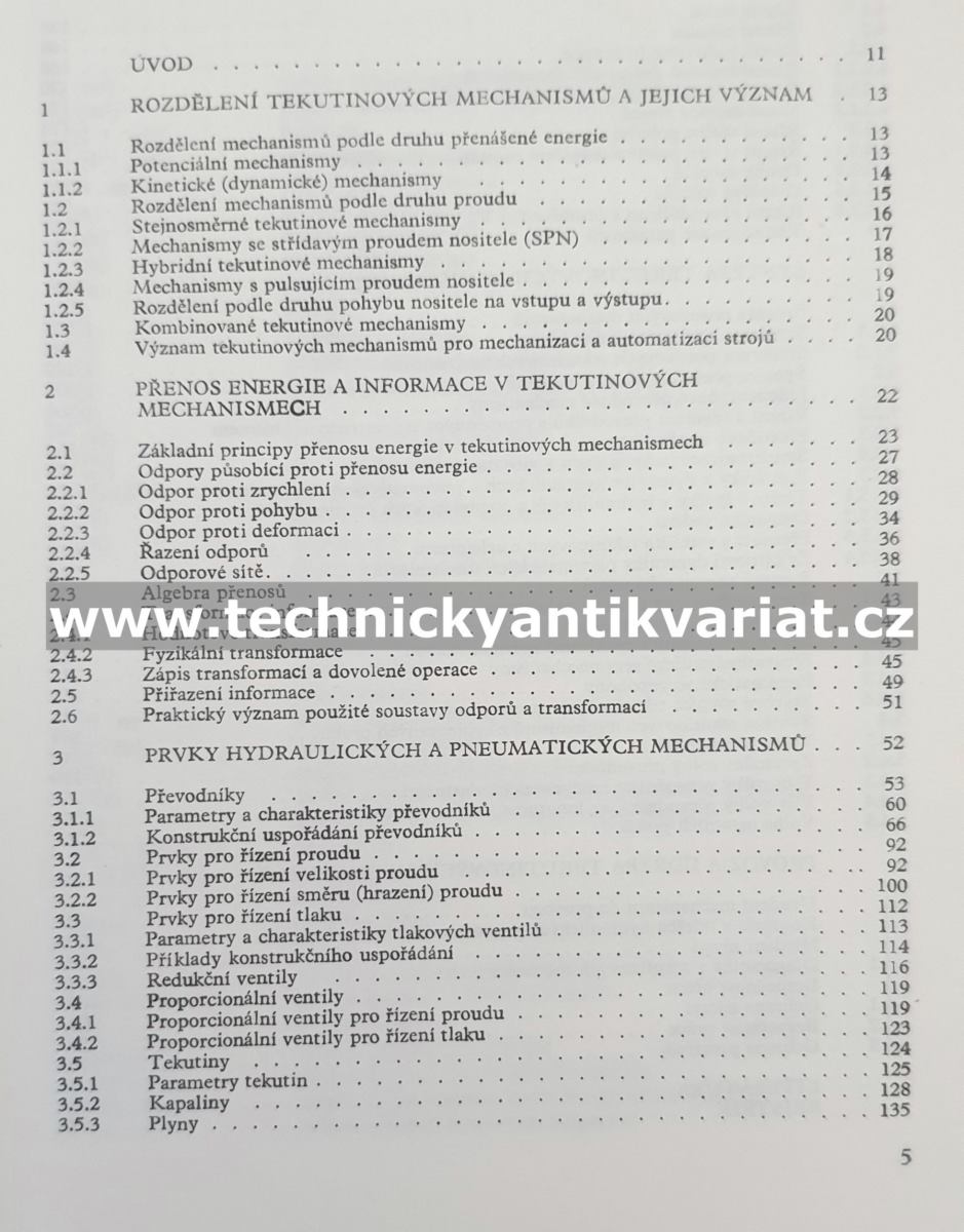 Hydraulické a pneumatické mechanismy - Prokeš, Vostrovský (1988)