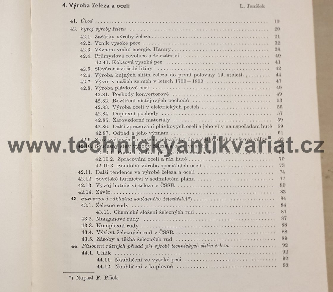 Nauka o materiálu III. Svazek 2 - Píšek, Jeníček (1962)