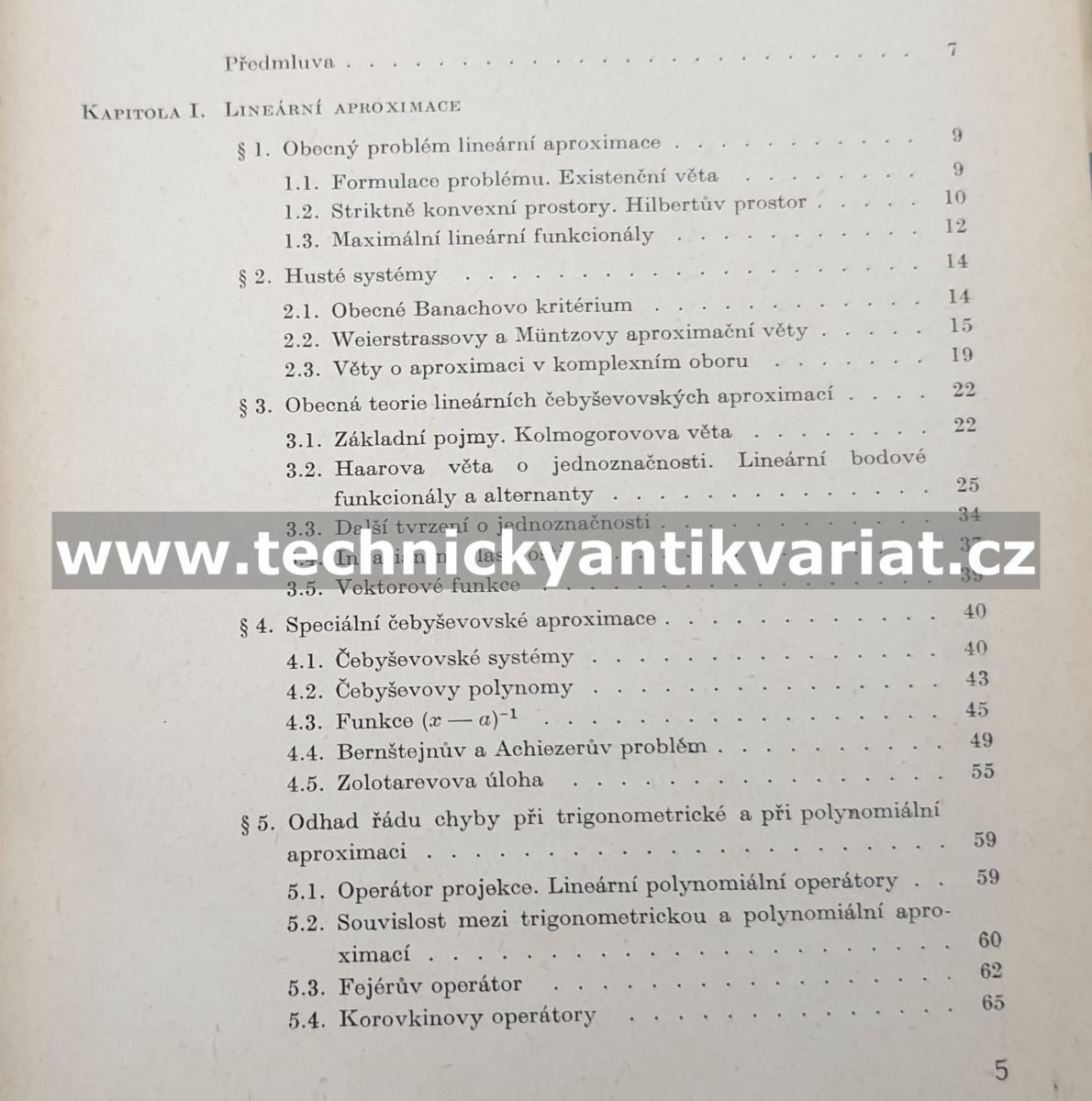 Aproximace funkcí - Gunter Meinardus (1968)