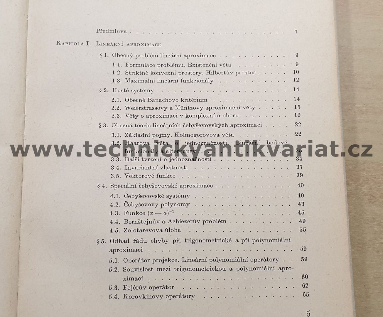 Aproximace funkcí - Gunter Meinardus (1968)