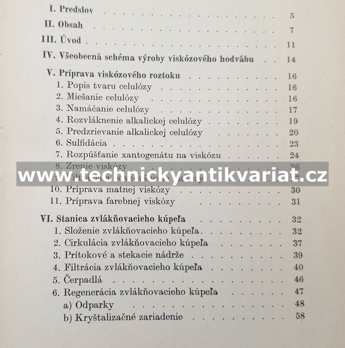 Výroba viskozového hodvábu - Wilial Beseda (1950)